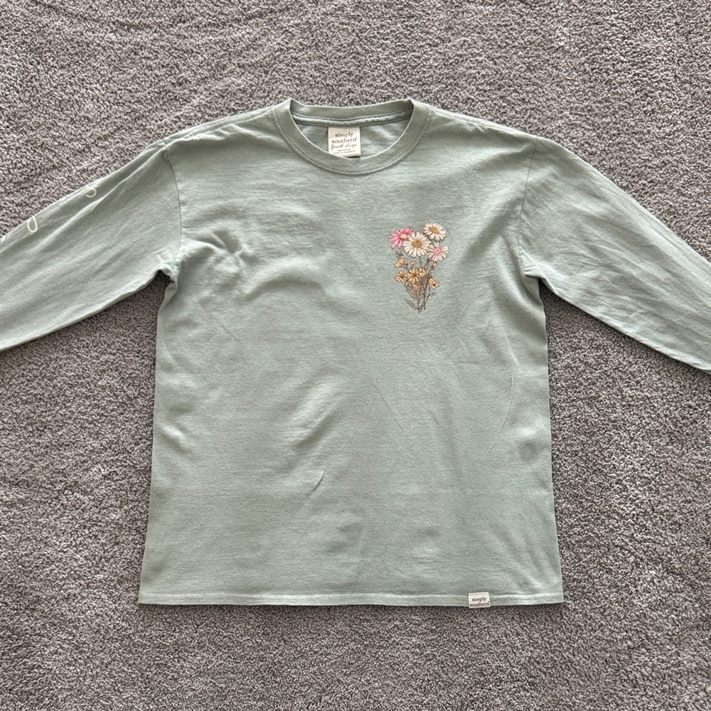 Simply Southern Long Sleeve Floral Tee